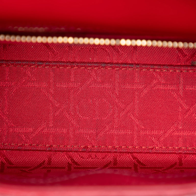 Mini Patent Cannage Lady Dior - Image 4