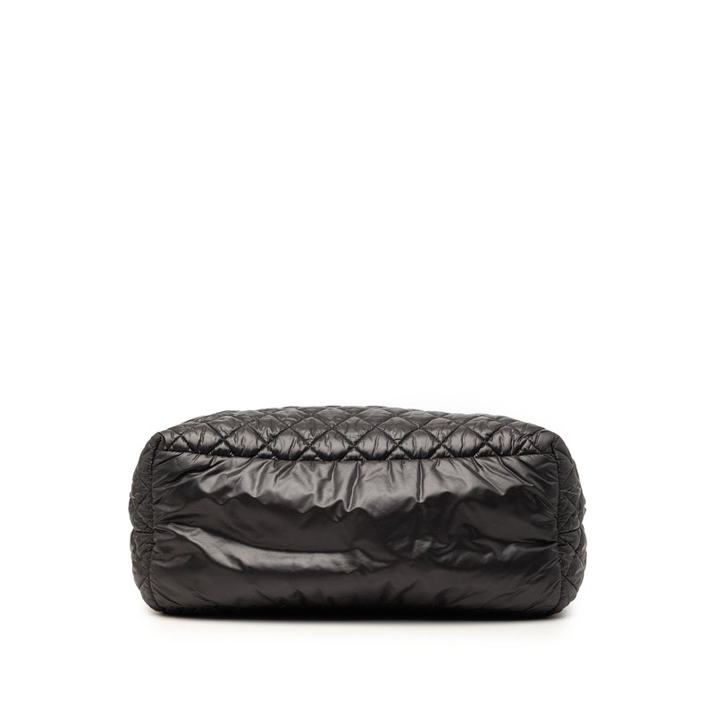 Large Quilted Nylon Reversible Coco Cocoon Tote - Image 3