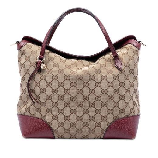 Medium GG Canvas Bree Fold Over Tote - Image 1