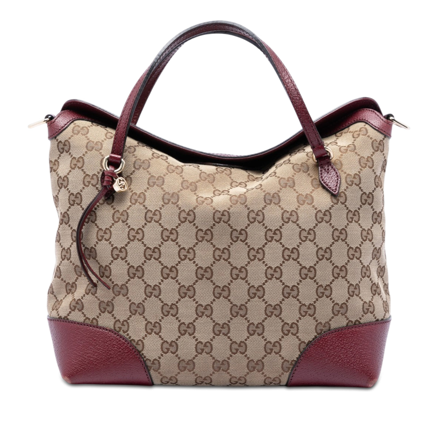 Medium GG Canvas Bree Fold Over Tote - Image 1
