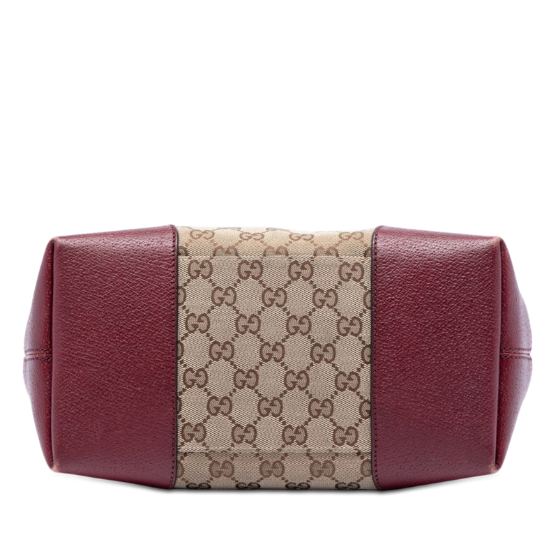 Medium GG Canvas Bree Fold Over Tote - Image 3