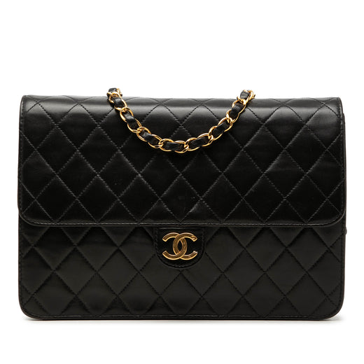 CC Quilted Lambskin Single Flap - Image 1