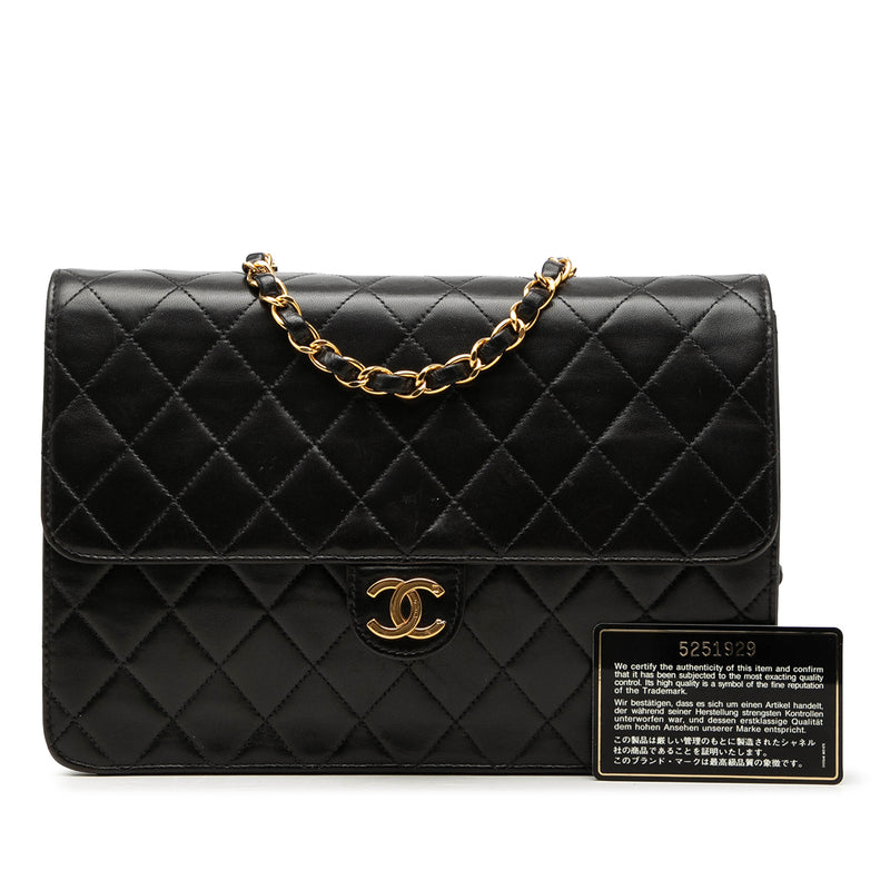 CC Quilted Lambskin Single Flap - Image 7