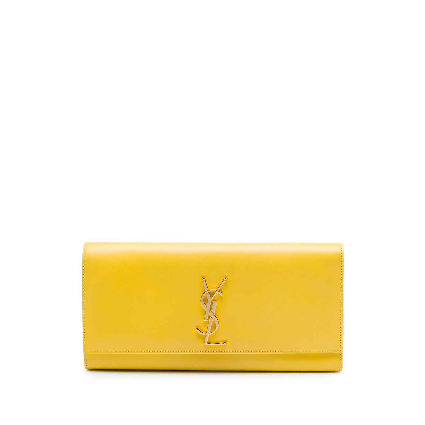 Smooth Leather Cassandre Clutch - Image 1