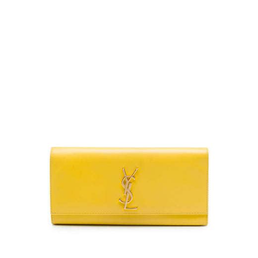 Smooth Leather Cassandre Clutch - Image 1