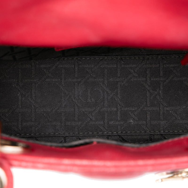 Small Lambskin Cannage My ABCDior Lady Dior - Image 4
