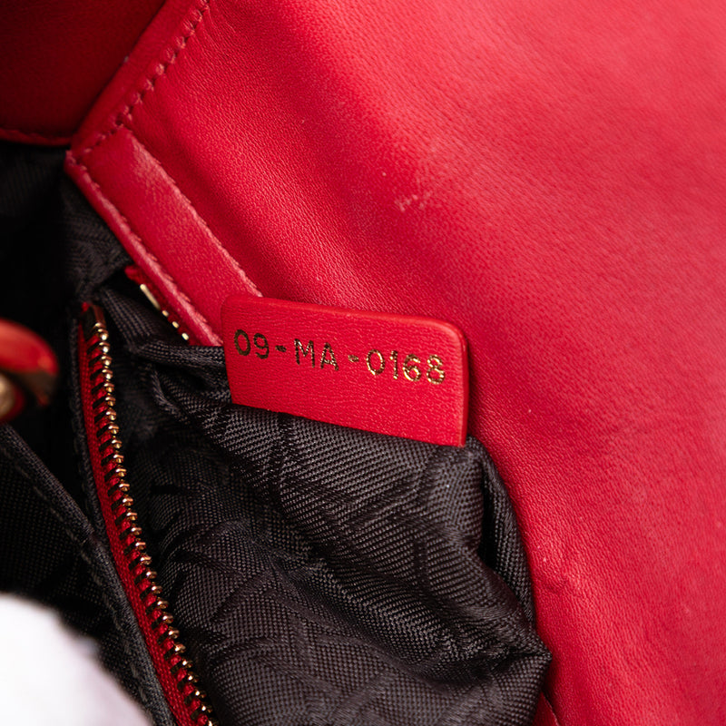 Small Lambskin Cannage My ABCDior Lady Dior - Image 5
