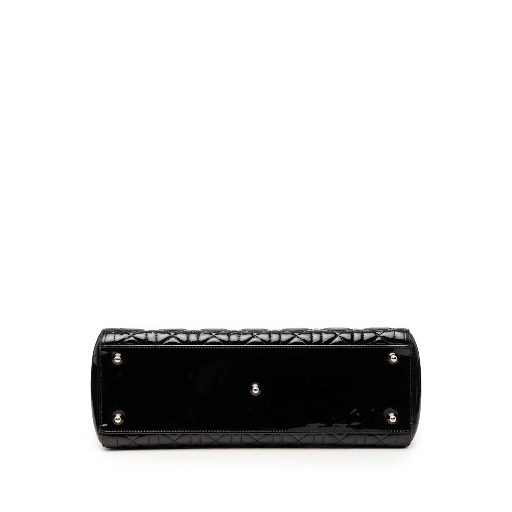 Large Patent Cannage Lady Dior - Image 3