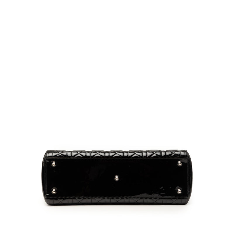 Large Patent Cannage Lady Dior - Image 3