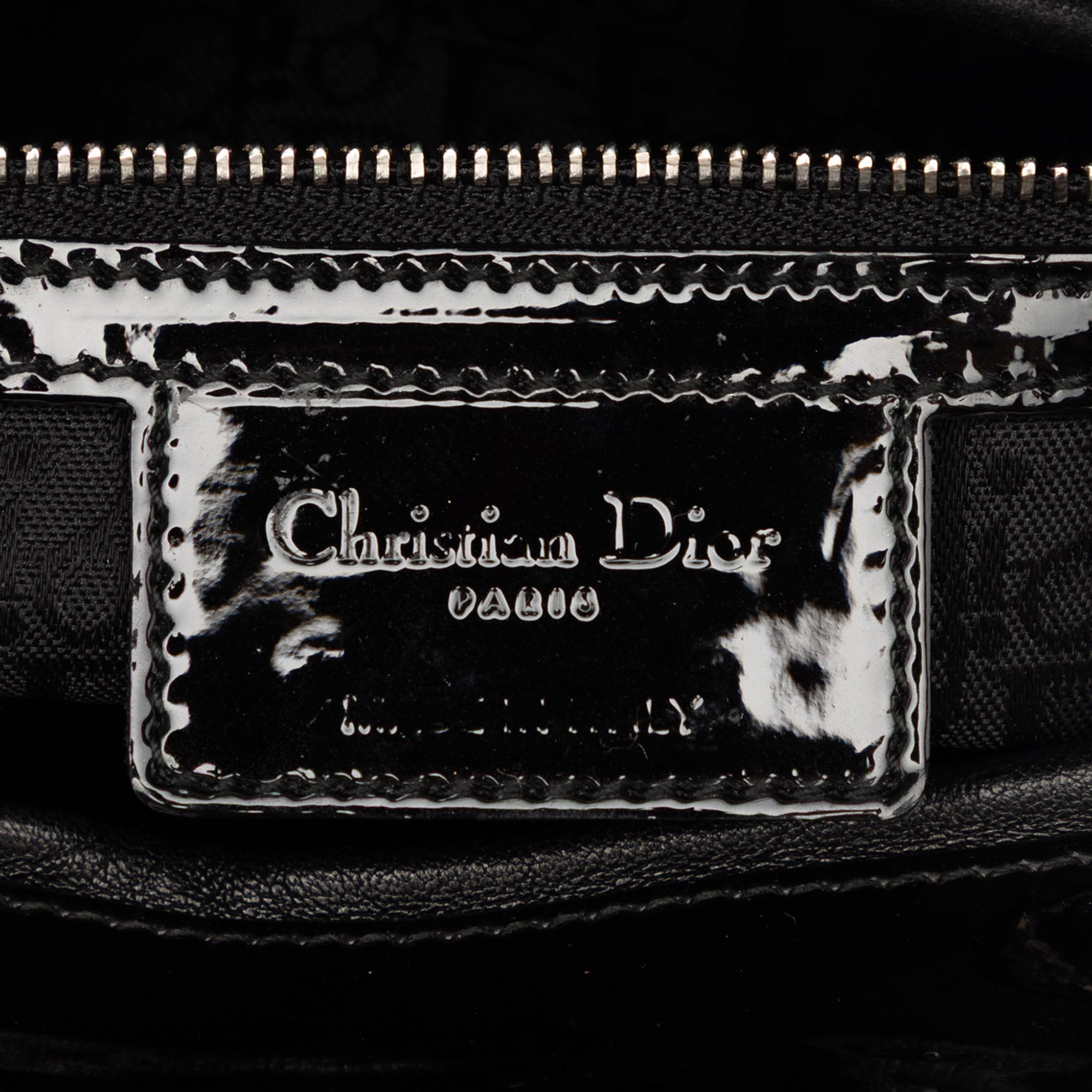 Large Patent Cannage Lady Dior - Image 5