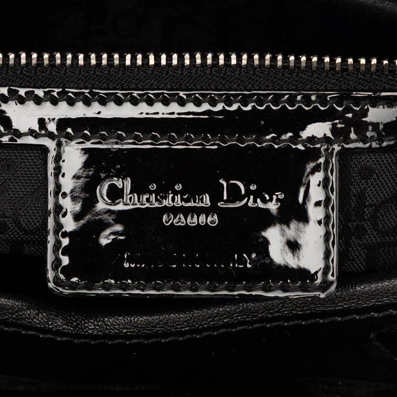 Large Patent Cannage Lady Dior - Image 5