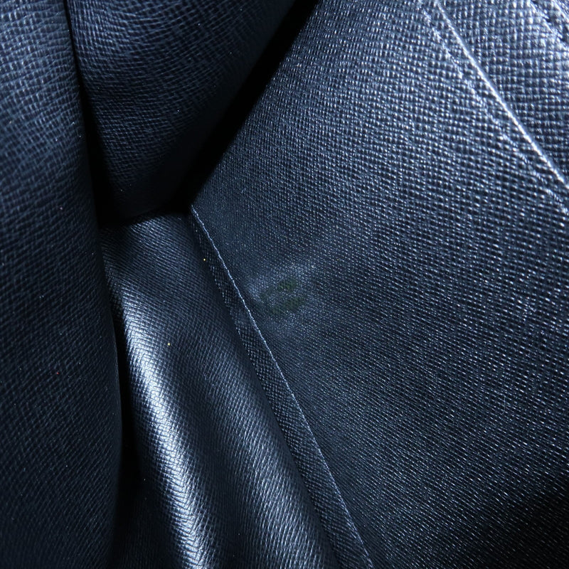 Louis Vuitton Selenga Pochette Taiga Leather Black Bag