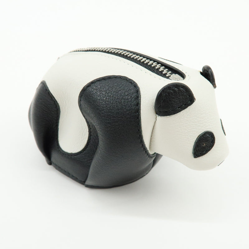 Loewe Panda Coin Purse Leather White Bag