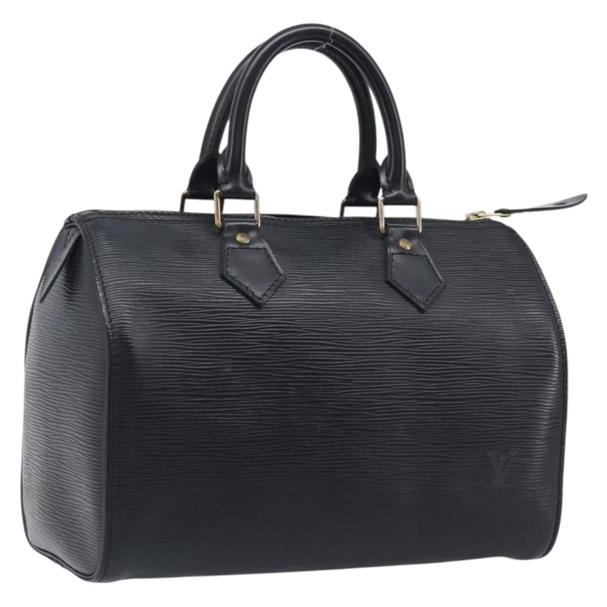 Louis Vuitton Speedy Epi Leather Black Bag