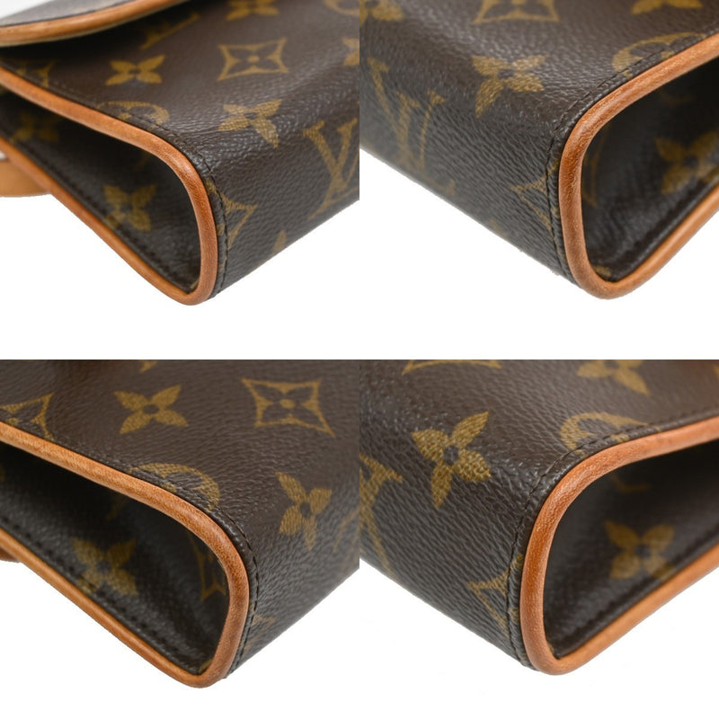 Louis Vuitton Florentine Pochette Canvas Brown Bag