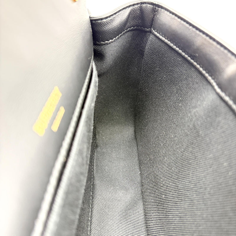 Burberry Lola Bum Quilted Lambskin Black Leather Bag