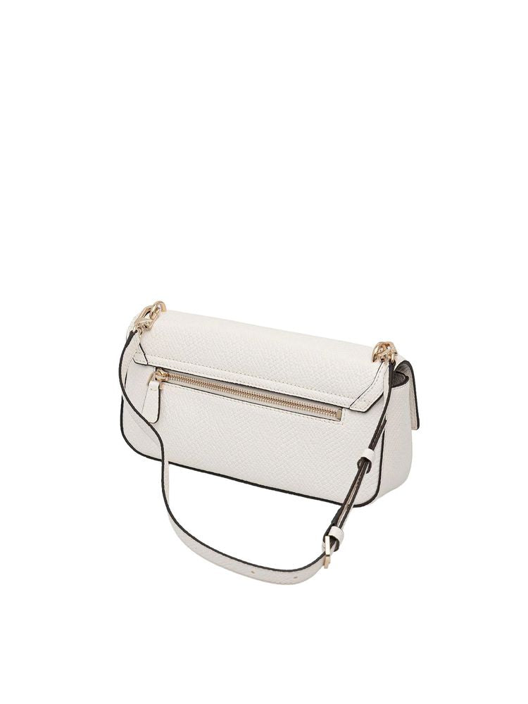 Guess Polyurethane Shoulder Bag — White