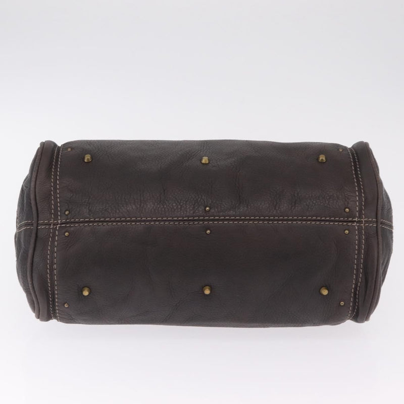 Chloe Paddington Lock Leather Brown Bag