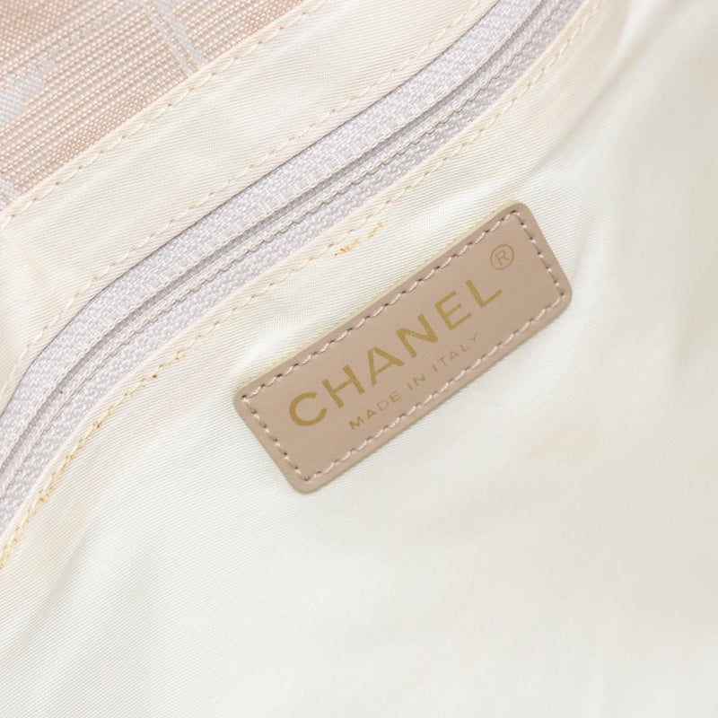 Chanel Travel Line Nylon Beige Bag
