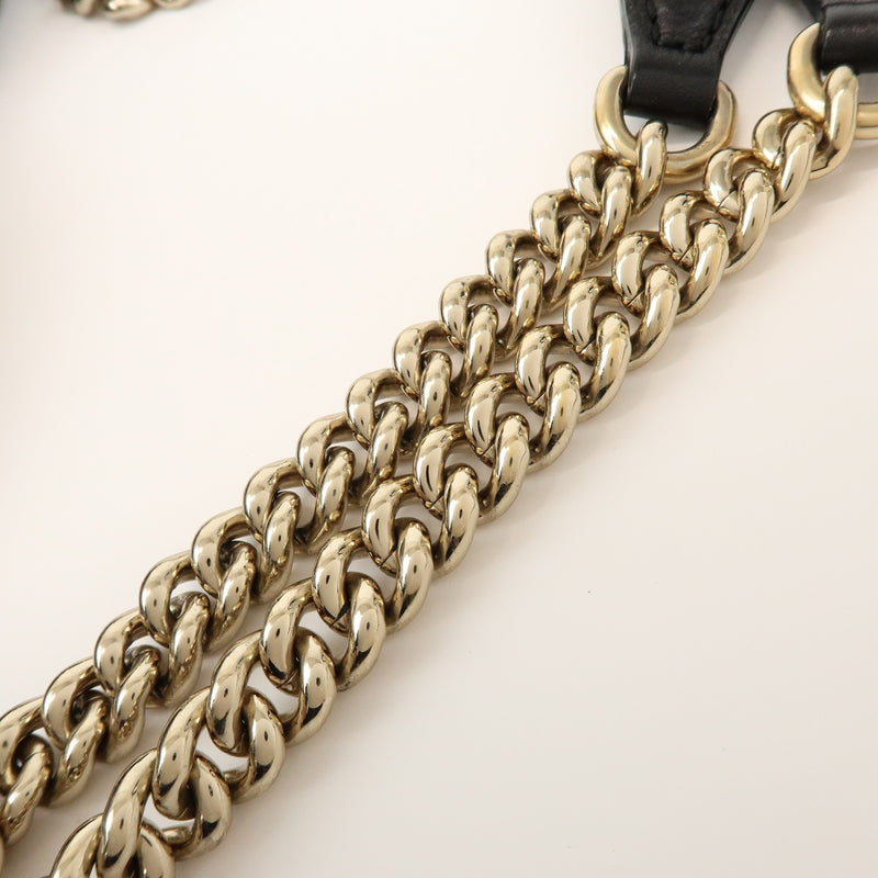 Gucci Soho Chain Strap Leather Black Bag