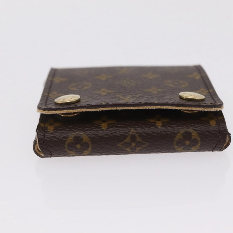 Louis Vuitton Folding Jewelry Case Monogram Canvas Brown Accessory