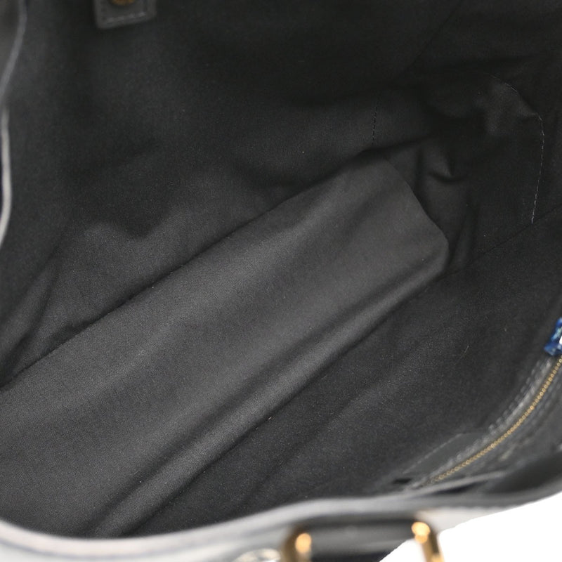 Louis Vuitton Lucille Mini Lin Black Canvas Bag