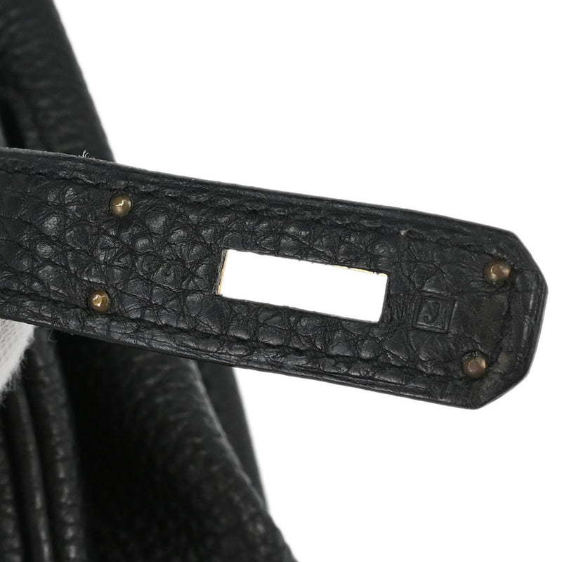 Hermes Birkin Black Togo With Gold Hardware Leather Bag