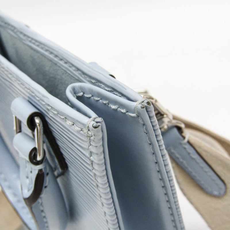 Louis Vuitton Petit Sac Plat Epi Leather Blue Bag