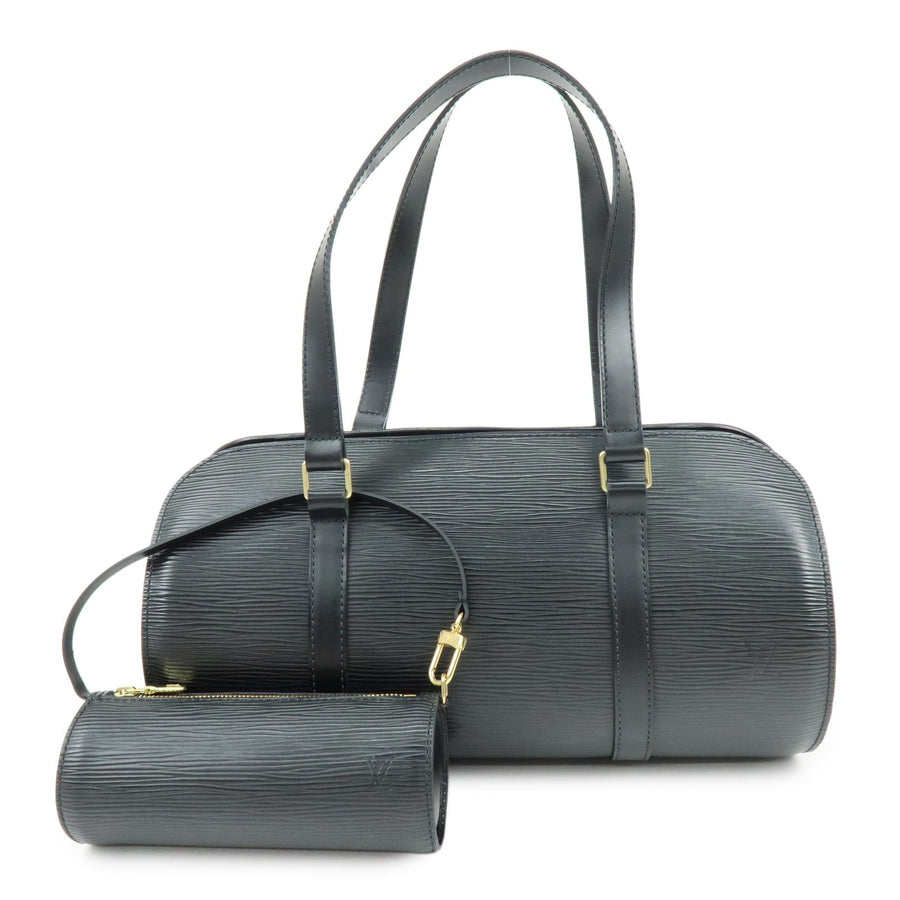 Louis Vuitton Soufflot Epi Leather Black Bag