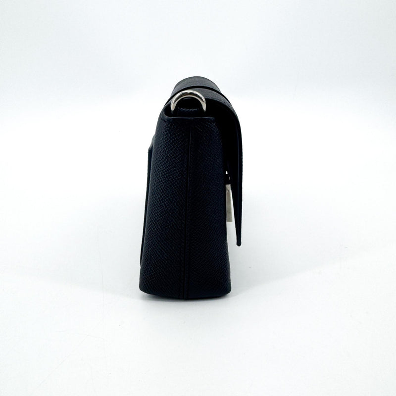 Balenciaga Hourglass Chain Leather Black Bag
