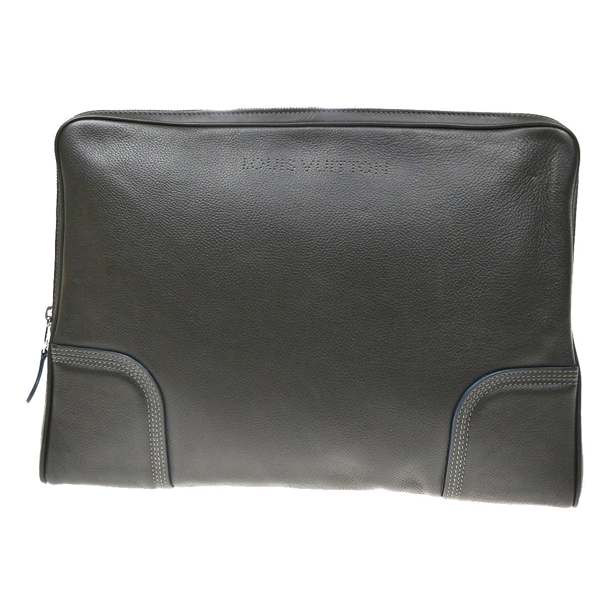 Louis Vuitton Laptop Sleeve Leather Brown Bag