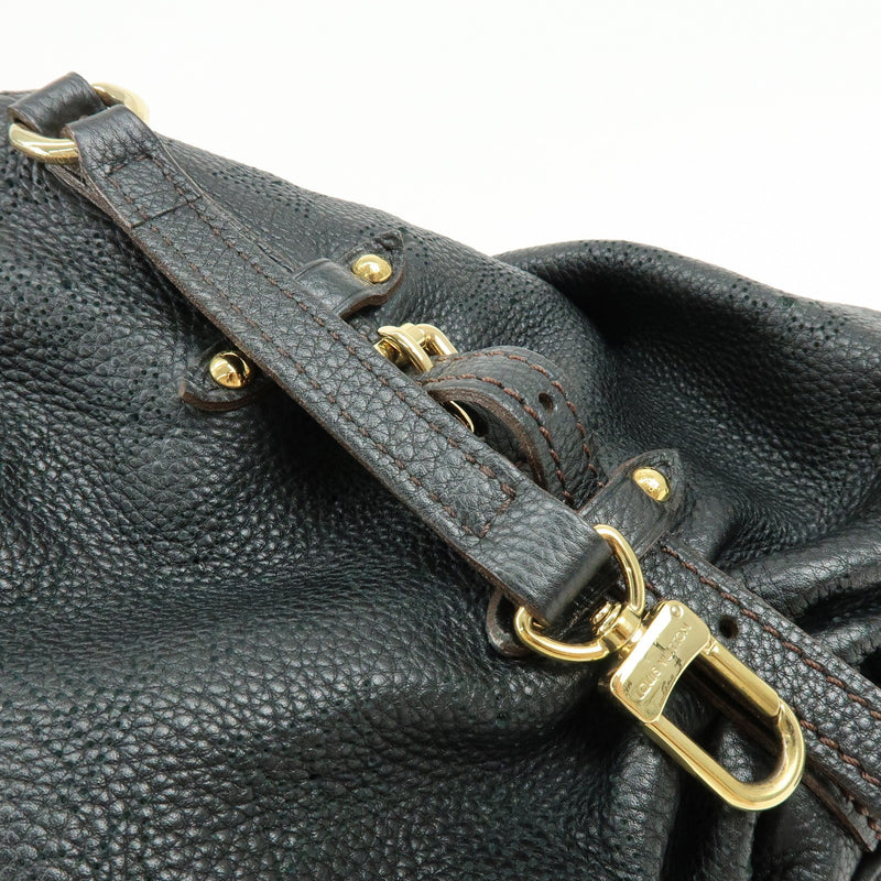 Louis Vuitton L Hobo Mahina Leather Black