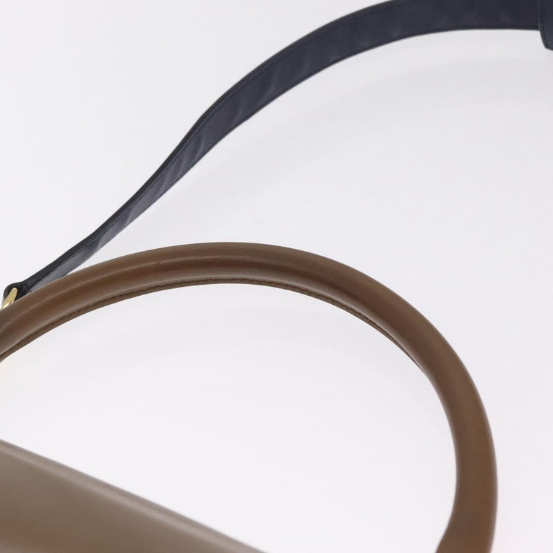 Celine Tricolor Trapeze Leather Navy Bag