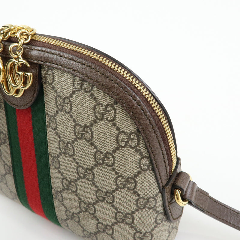 Gucci Ophidia Dome Gg Coated Canvas Beige Bag