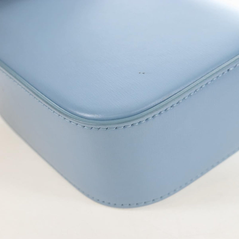Celine Claude Leather Blue Bag