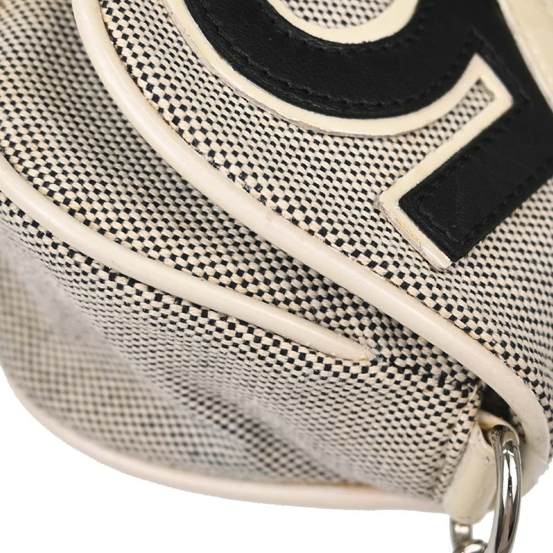 Chanel Camellia No.5 Flap Canvas Black Bag