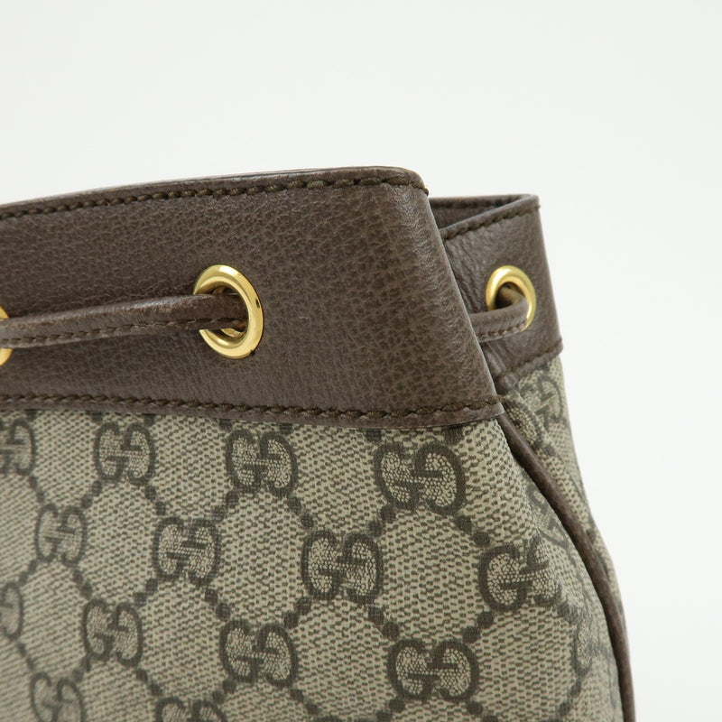 Gucci Ophidia Bucket Gg Coated Canvas Beige Bag
