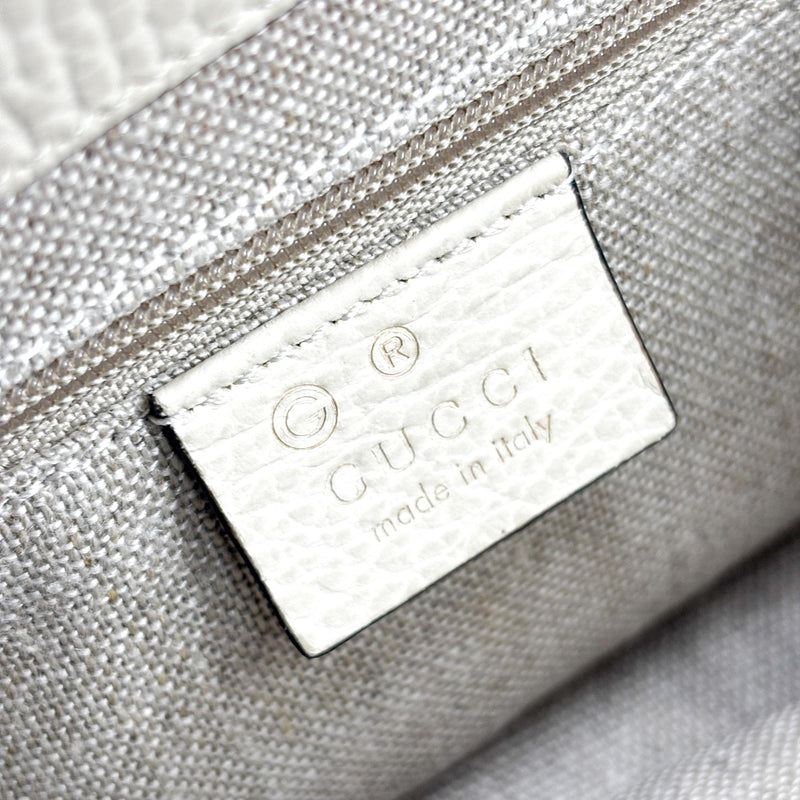 Gucci Interlocking Leather Beige Bag