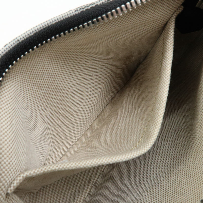 Mcm Vintage Vicetos Leather Gray Canvas Bag