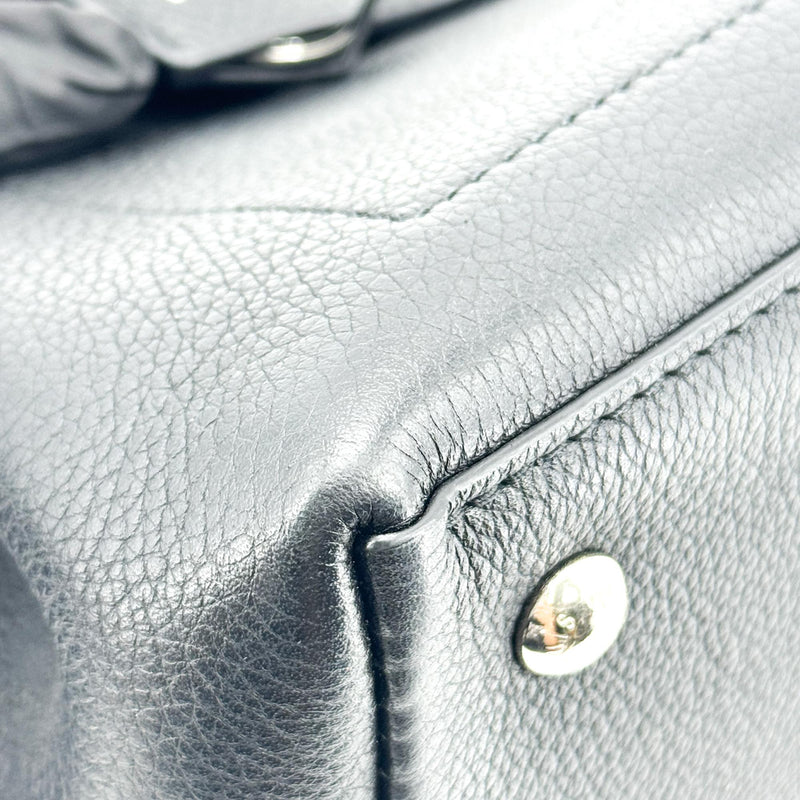 Louis Vuitton Lockme Ever Leather Black Calfskin Bag
