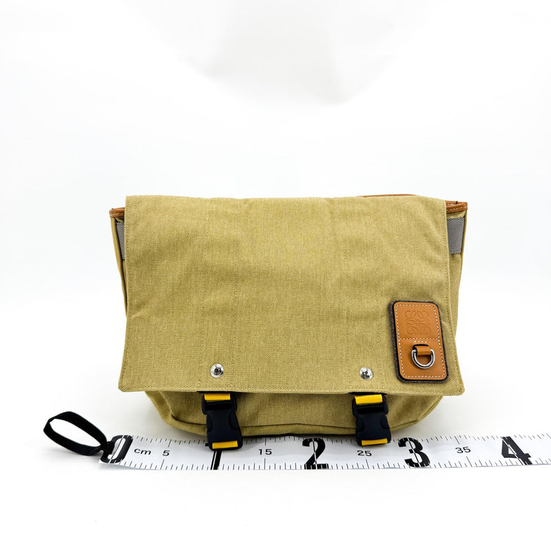 Loewe Shoulder Bag Canvas Brown