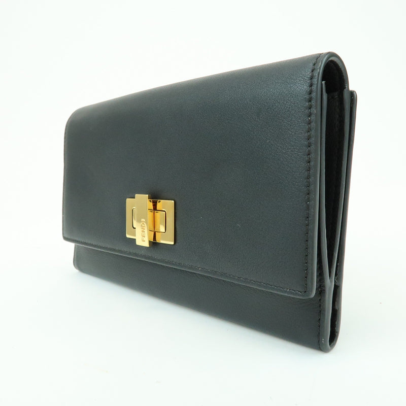 Fendi Selleria Peekaboo Leather Black Accessory