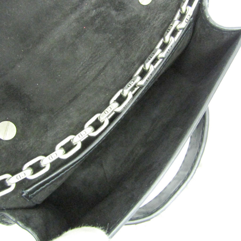 Christian Dior Jadior Flap Embellished Leather Black Bag
