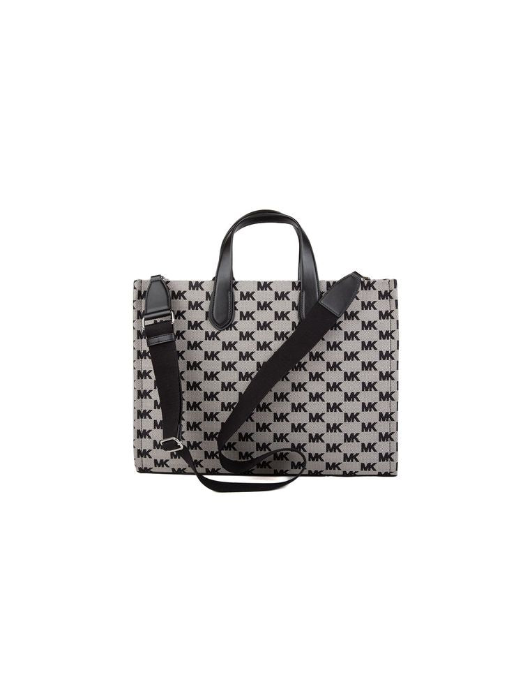 Michael Kors Gigi Tote Bag — Black Cotton