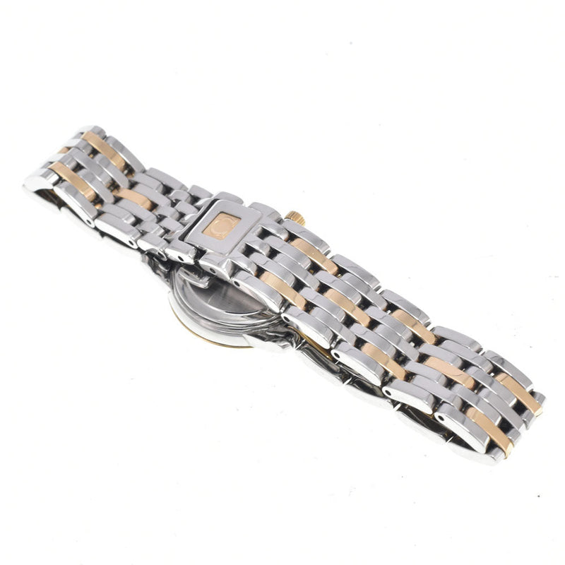 Omega De Ville Prestige Quartz Stainless Steel And Yellow Gold With Diamond Bezel Markers Watches