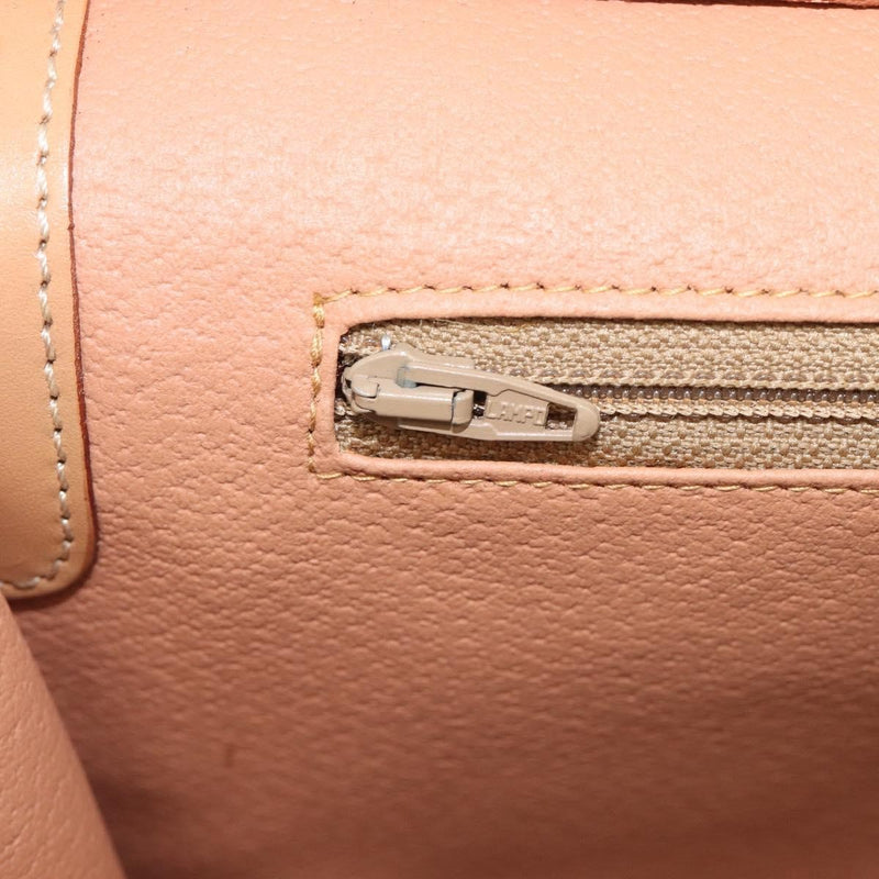 Celine Handbag Canvas Brown Bag