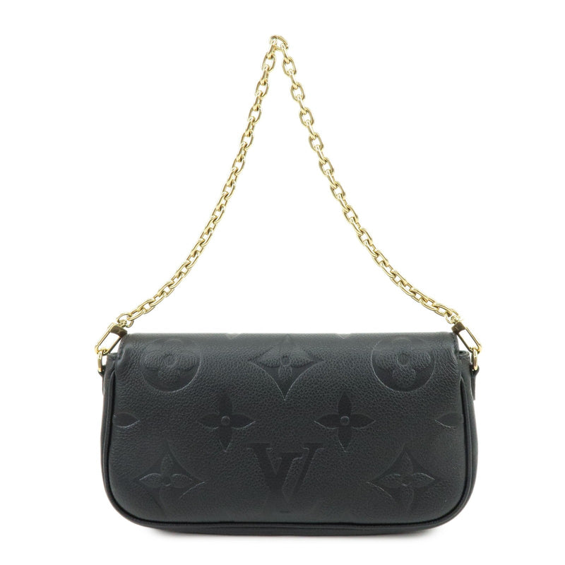 Louis Vuitton Ivy Wallet On Chain Monogram Empreinte Giant Black Leather Bag