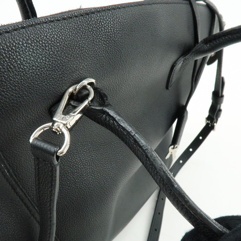 Louis Vuitton Soft Lockit Leather Black Bag