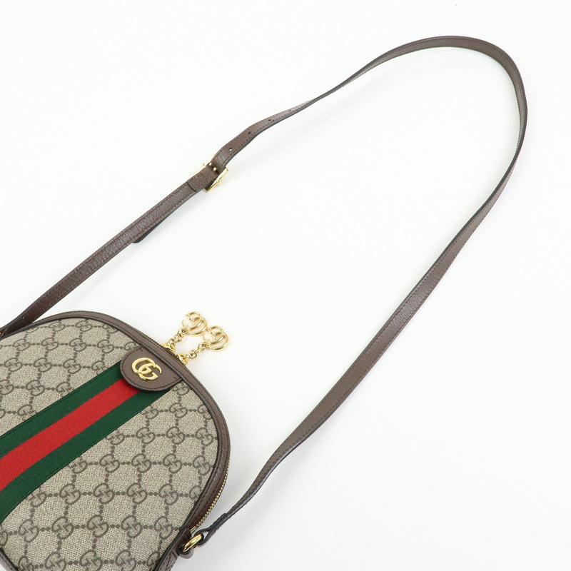 Gucci Ophidia Dome Gg Coated Canvas Beige Bag