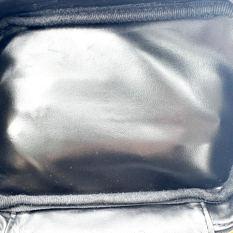 Chanel Vintage Timeless Cosmetic Case Patent Black Patent_leather Bag